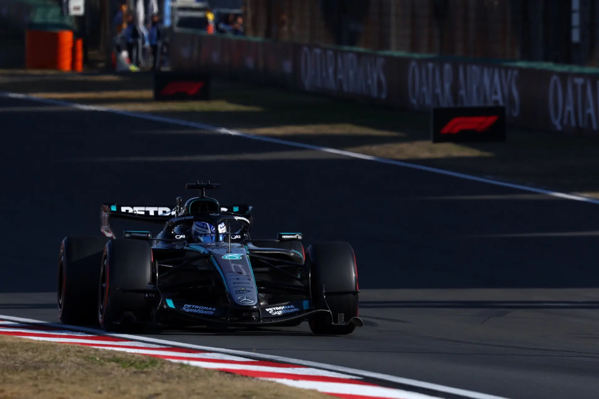 Mercedes unveil special wolf-inspired livery for the Japanese Grand Prix