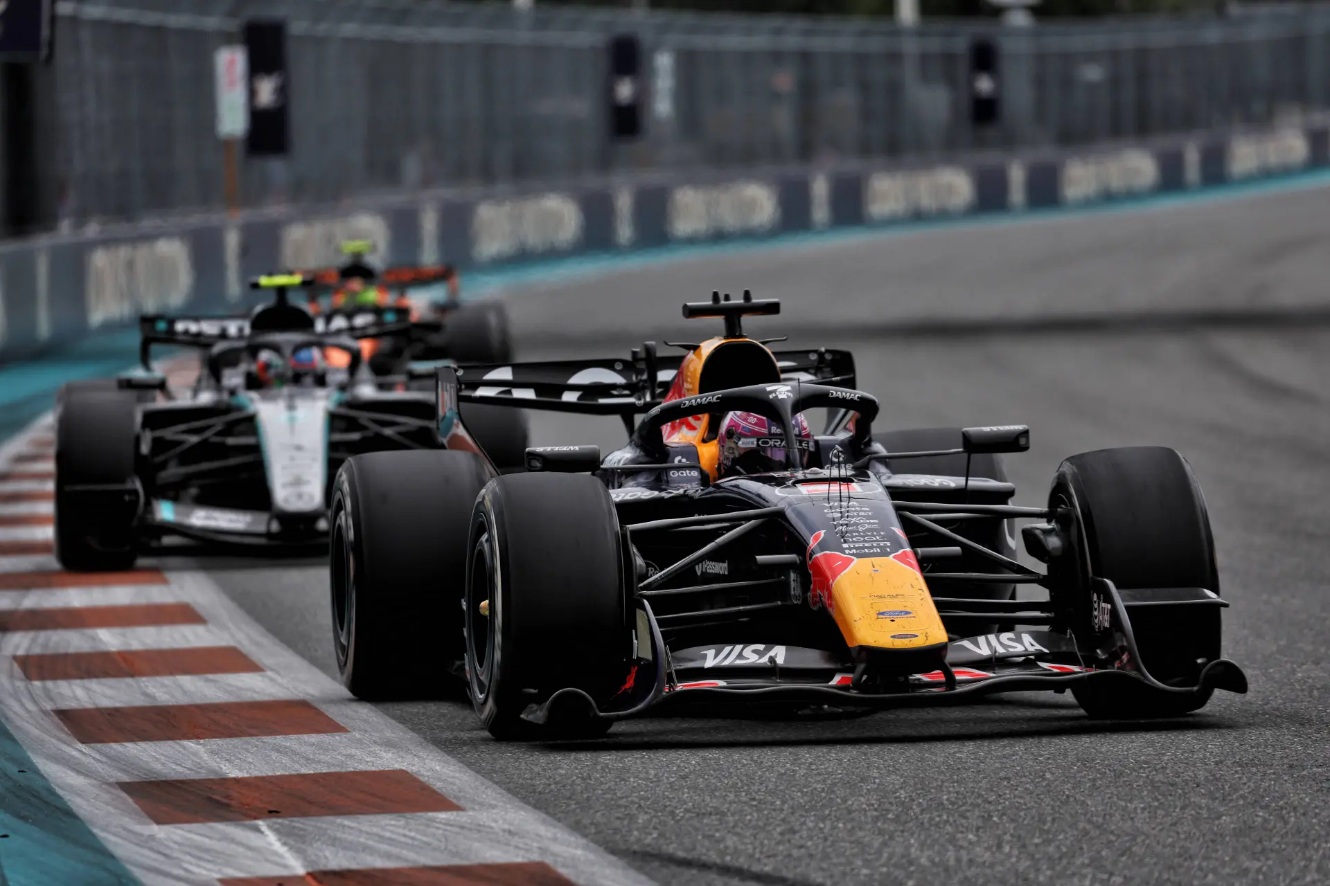 Stewards rule on Verstappen and Russell incident after late Miami GP collision