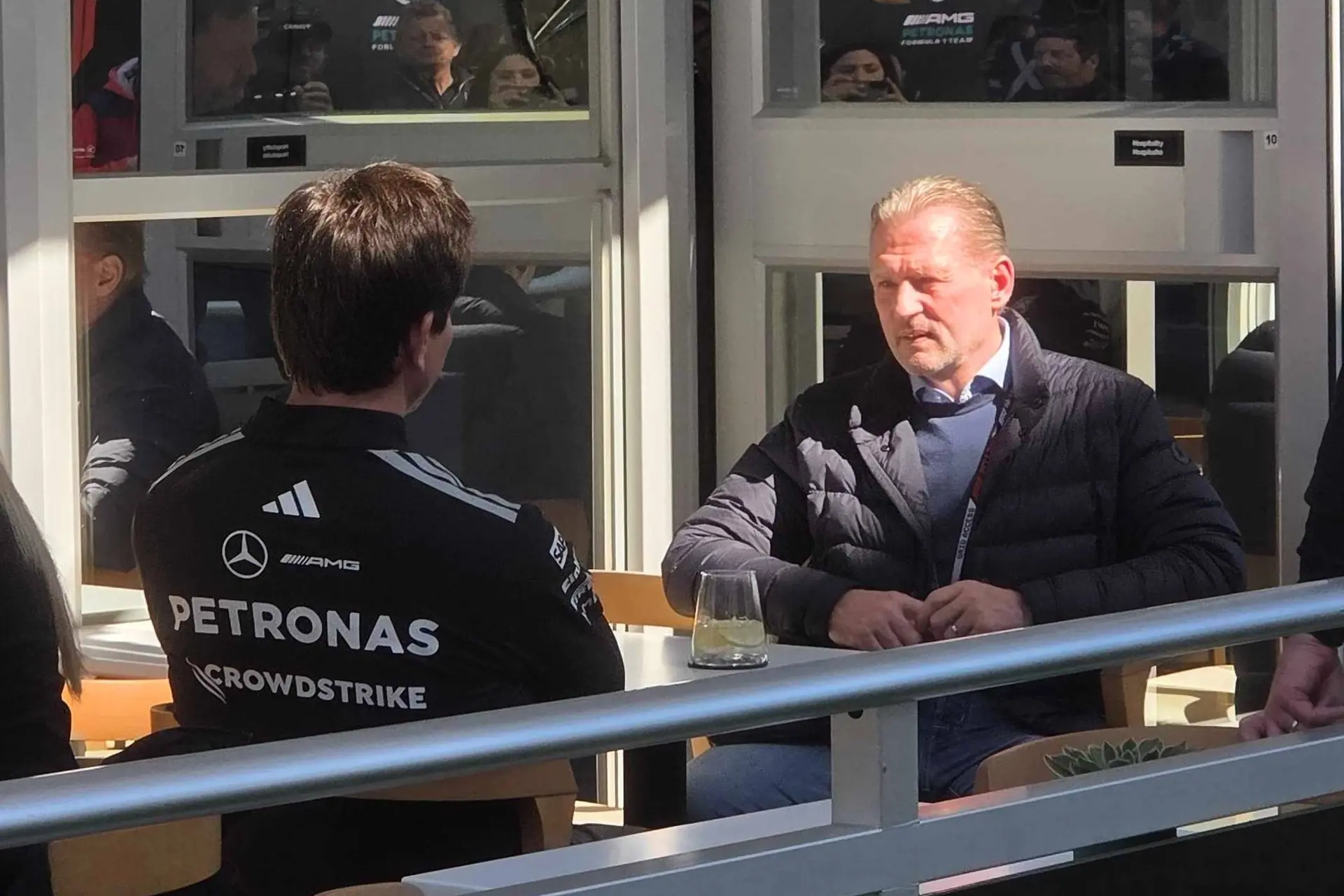 Jos Verstappen and Wolff spotted together: What did they talk about in Canada?