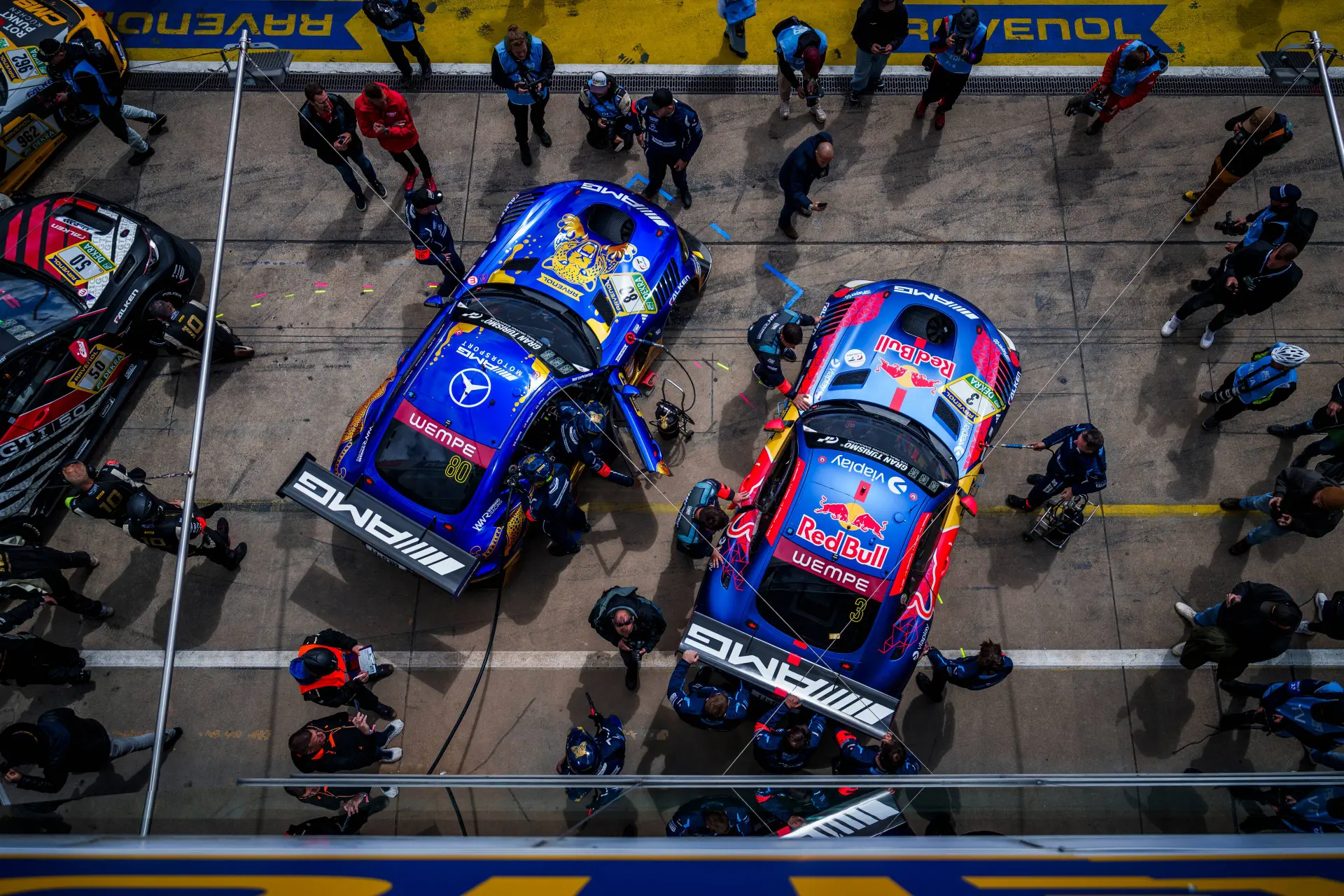 Verstappen and Engel clash in wild overnight Nordschleife battle