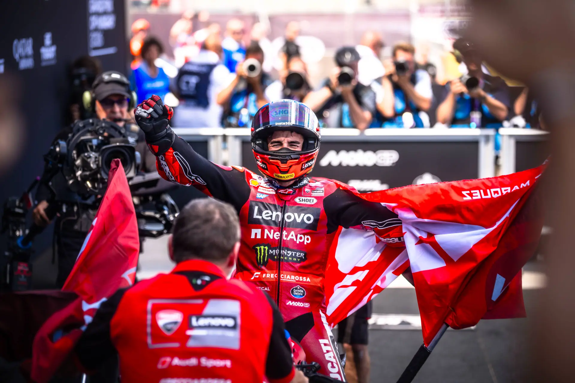 Marquez reageert voor het eerst op groot nieuws van Ducati