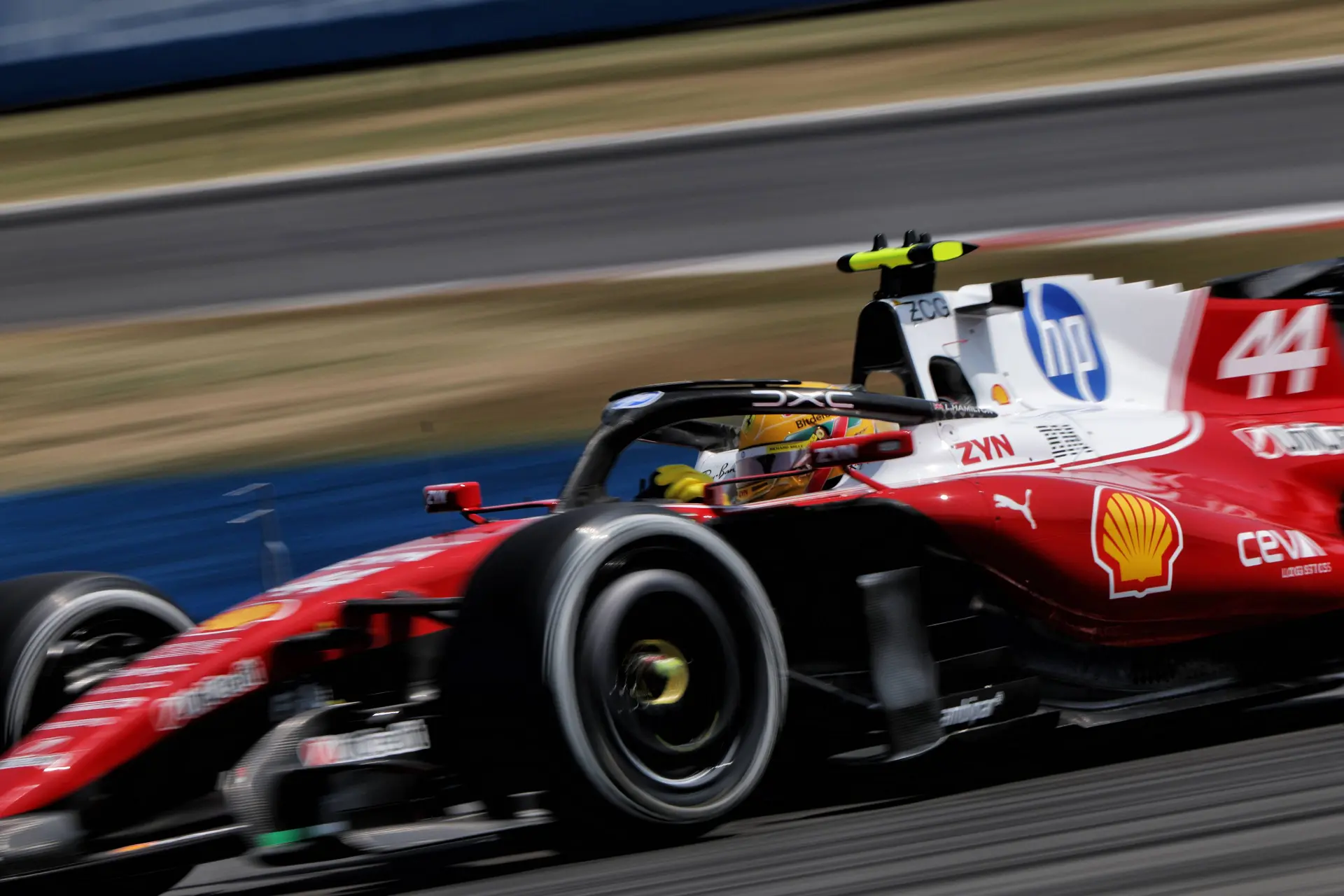 Home hero Hamilton storms to Sprint pole at Silverstone as Russell falters