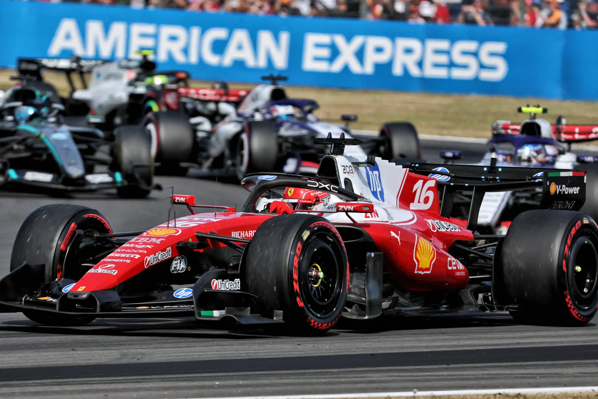 Leclerc inherits dramatic British GP win as Antonelli and Verstappen suffer late heartbreak