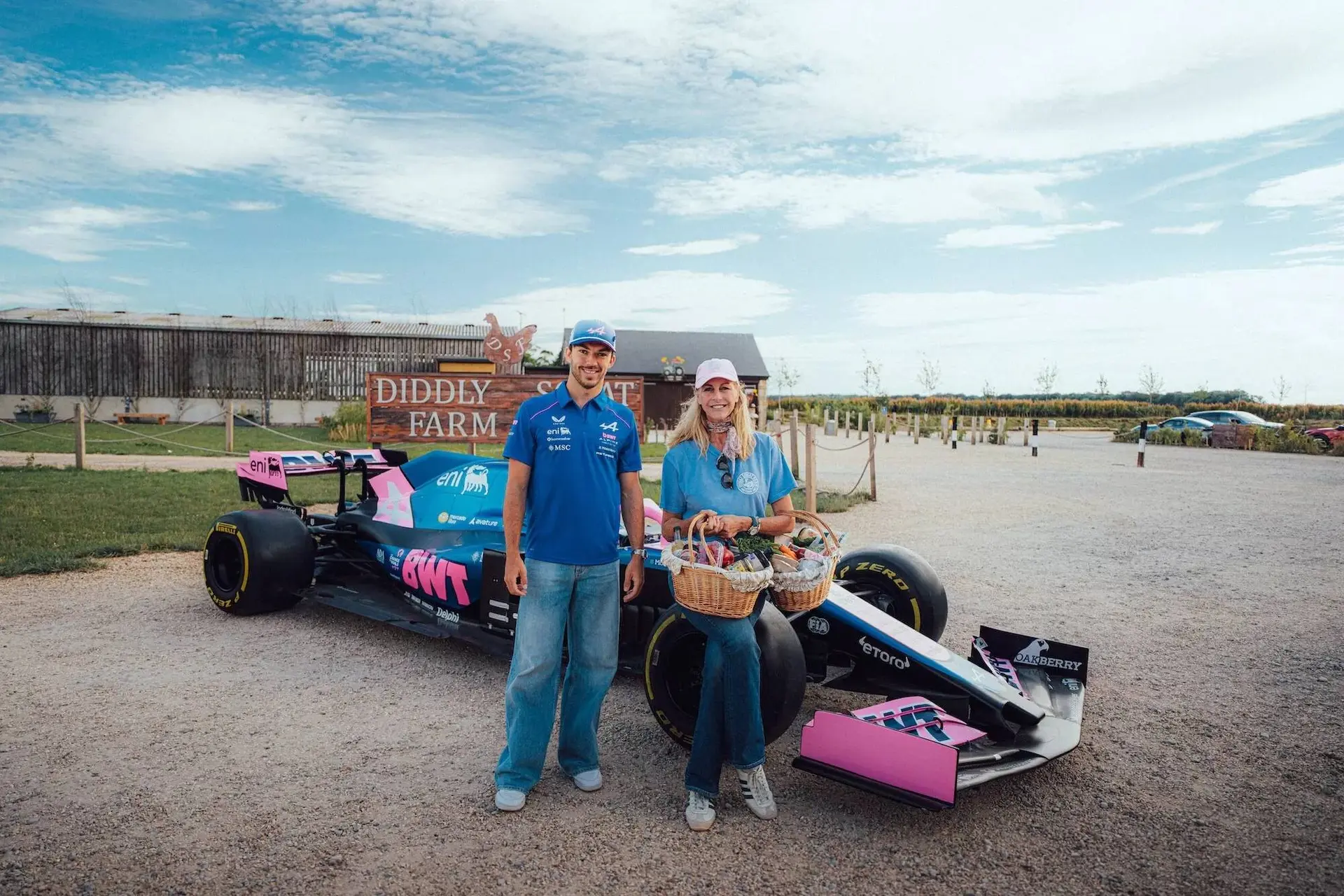 Alpine team up with Jeremy Clarkson's Diddly Squat Farm for British GP