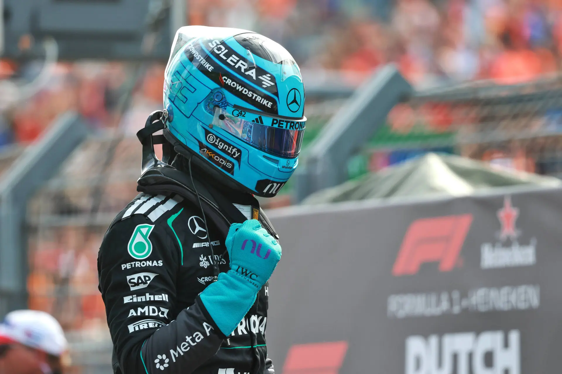 George Russell secured pole for the sprint race (Photo: Race Pictures)