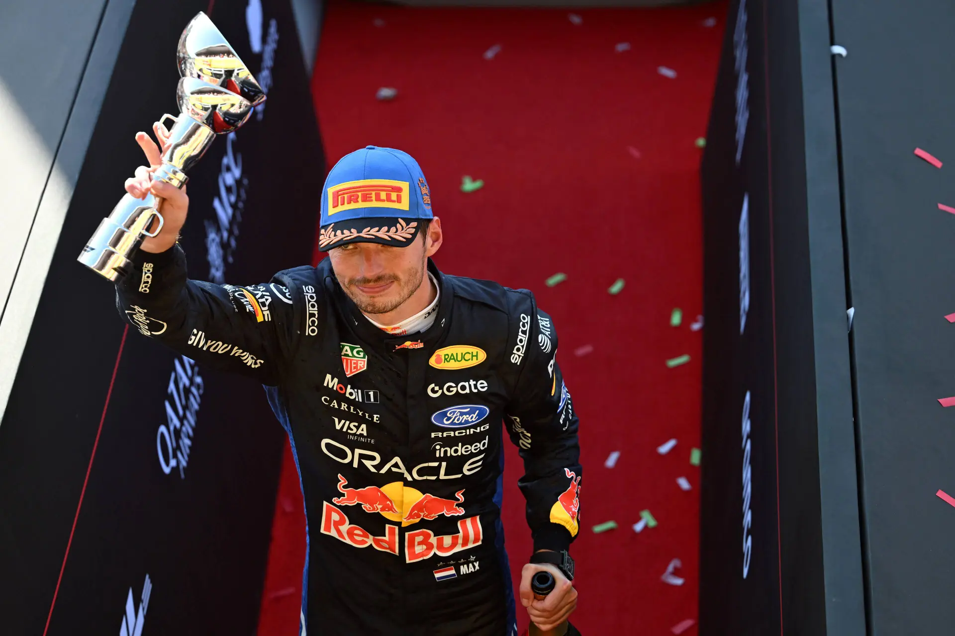Verstappen podium Monza, Red Bull Contentpool