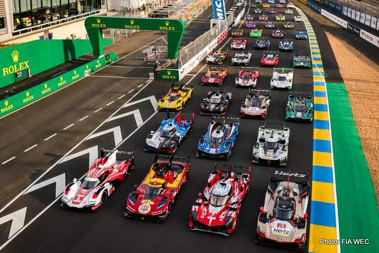 2025 le mans grid hypercar gt3 lmp2