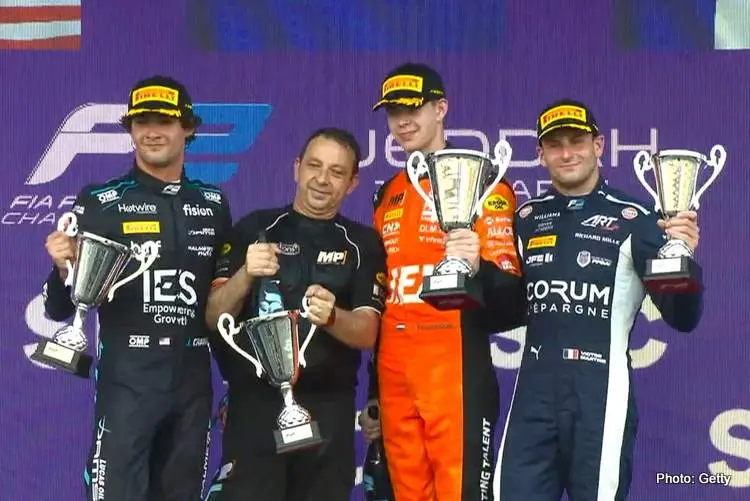 formula 2 jeddah f2 podum