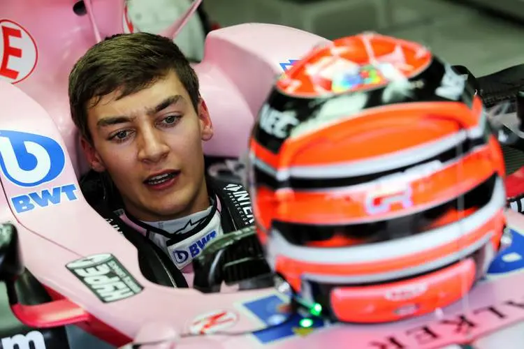 george russell force india 010