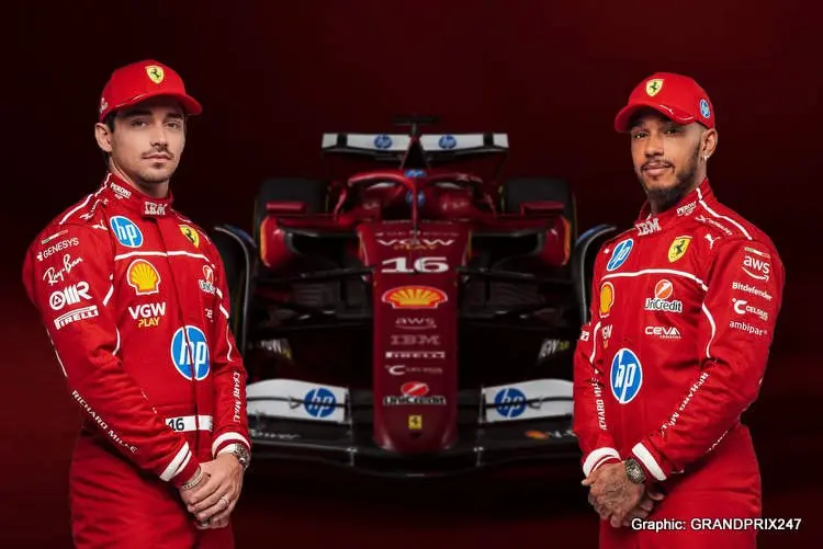 hamilton leclerc ferrari herbert priciew