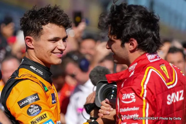 lando norris carlos sainz