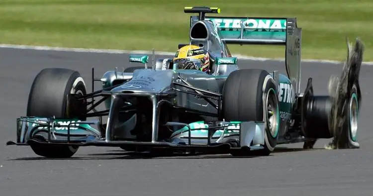 lewis hamilton exploded tyre silverstone 2965882