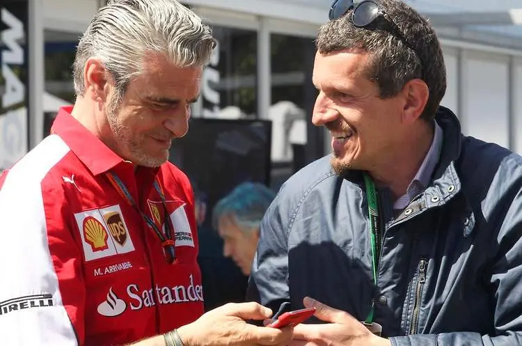 maurizio arrivabene ja gunther steiner