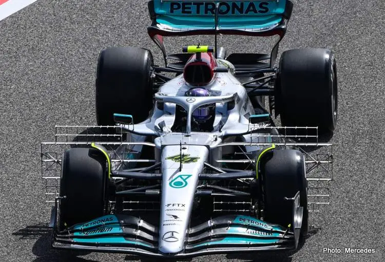 mercede w13 no sidepods