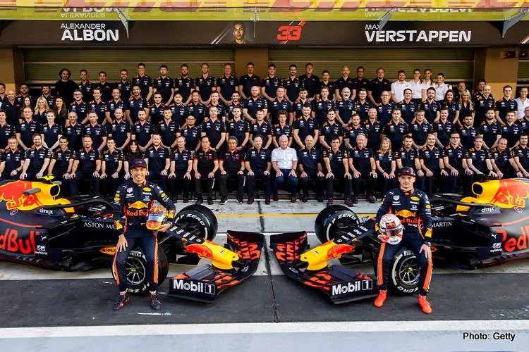 red bull racing team photo