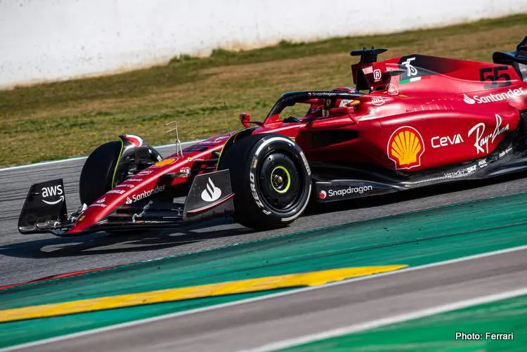 sainz f175 barcelona 2 3 2022