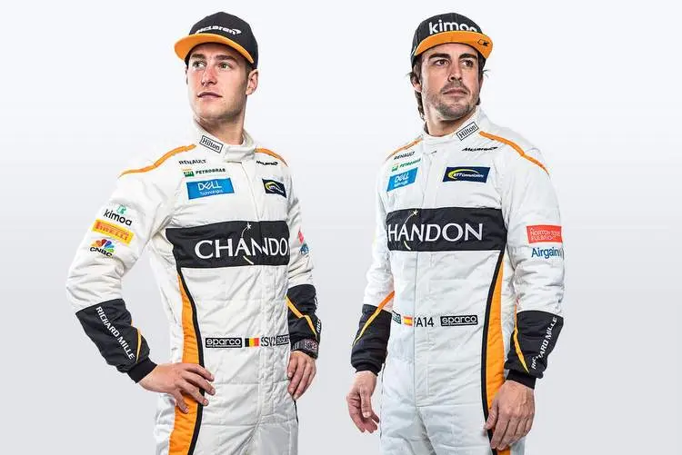 stoffel vandoorne and fernando alonso 2018
