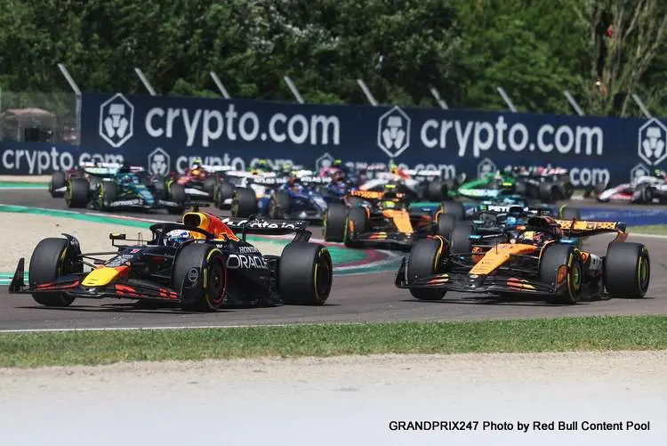 verstappen piastri imola 2025