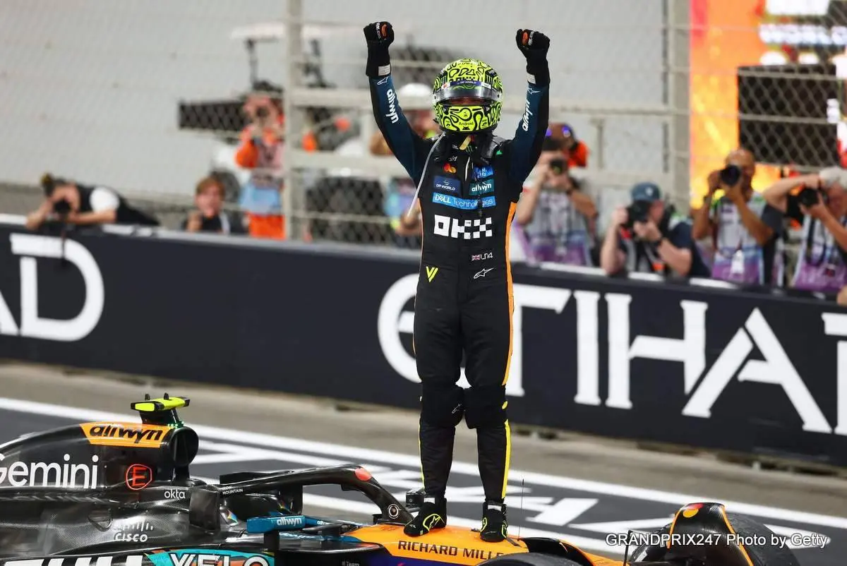 Lando Norris claims he will be happy even if he never wins a Formula 1 Title again