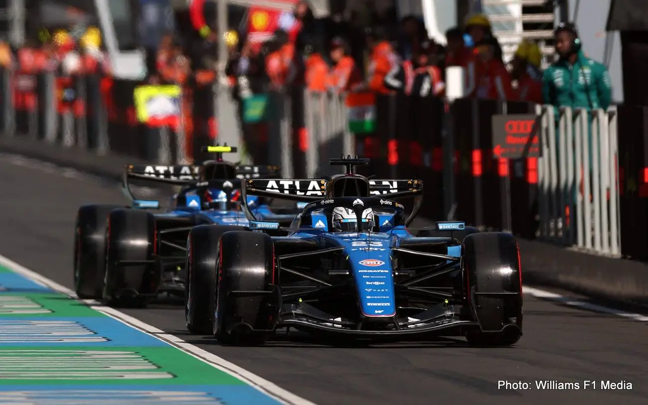 williams sainz albon pitlane F1 2026