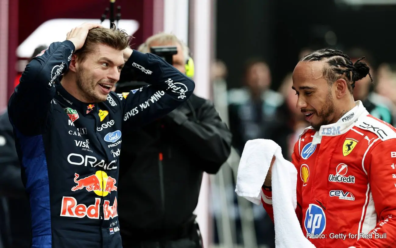 Lewis Hamilton and Max Verstappen relish "absolutely awesome" battle for P2 at Canadian Grand Prix