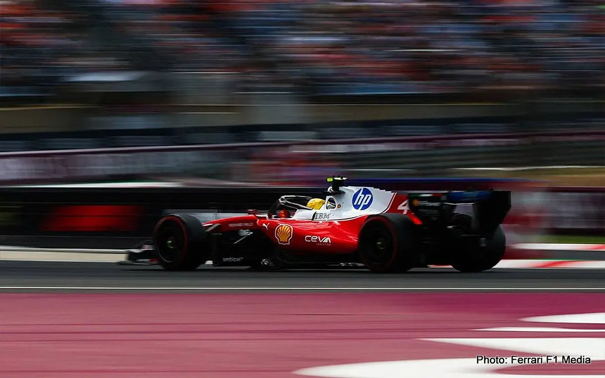 hamilton ferrari hungary f1