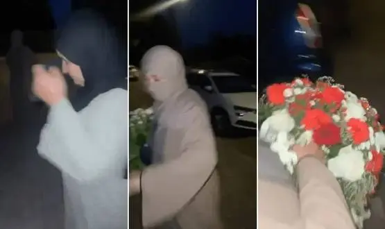 VIDEO: Twee vrouwen stelen bloemstukken van een graf en worden op heterdaad betrapt