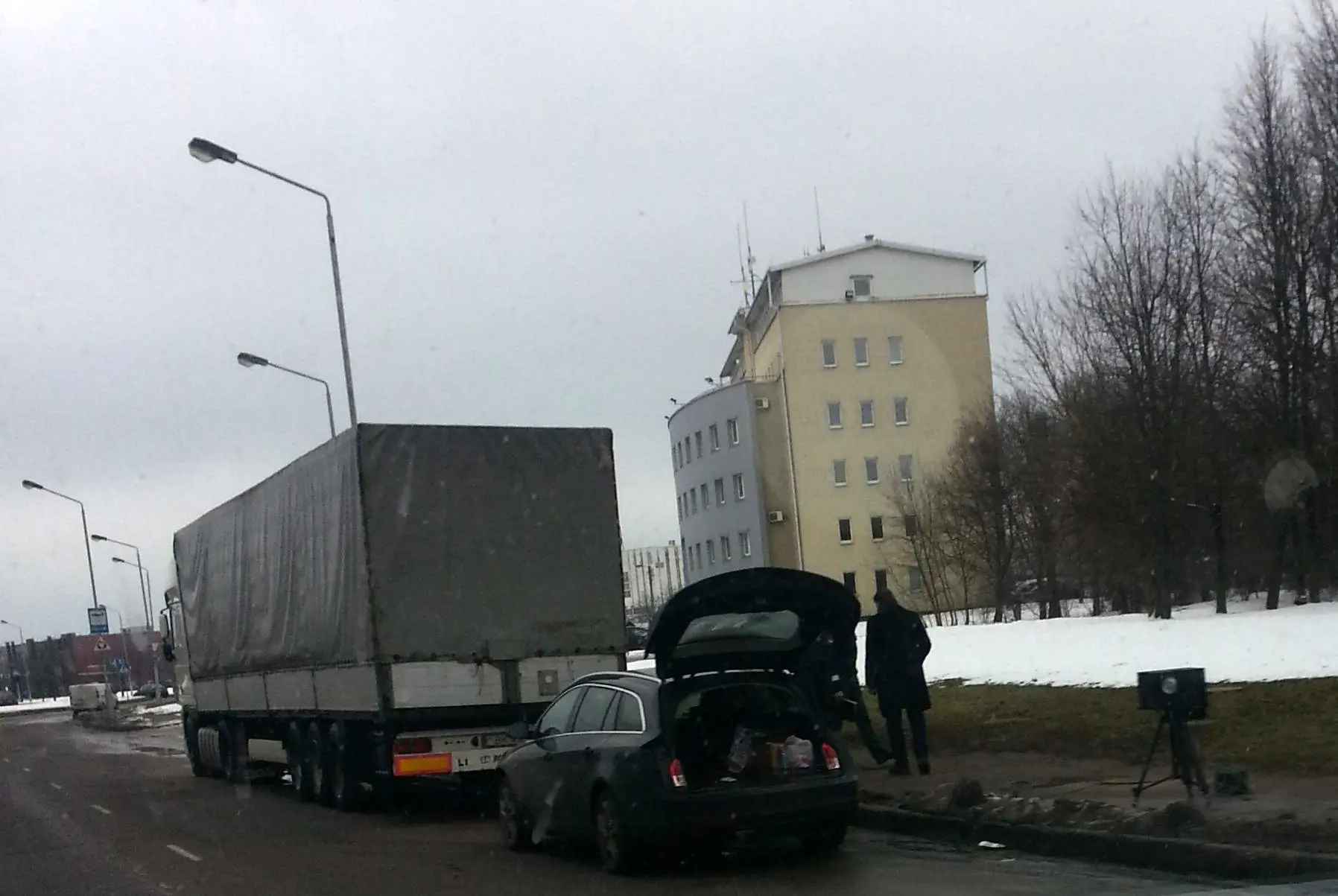 Pareigūnai testuoja naują greičio matuoklį