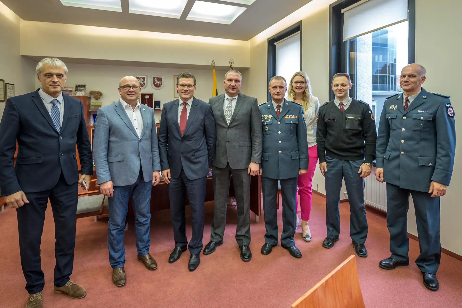 Policijos vizitas pas Merą