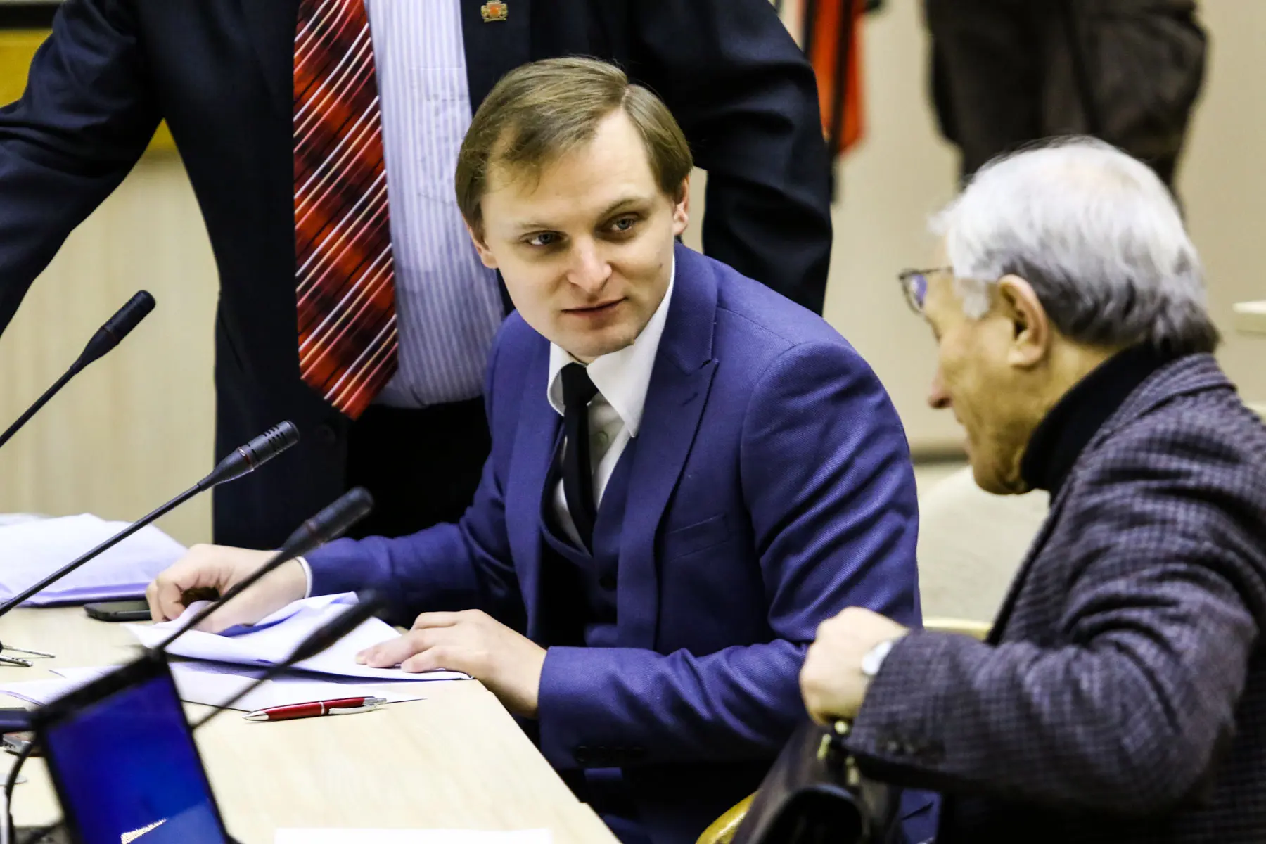 Paskutinis šių metų tarybos posėdis. L. Mikalauskas