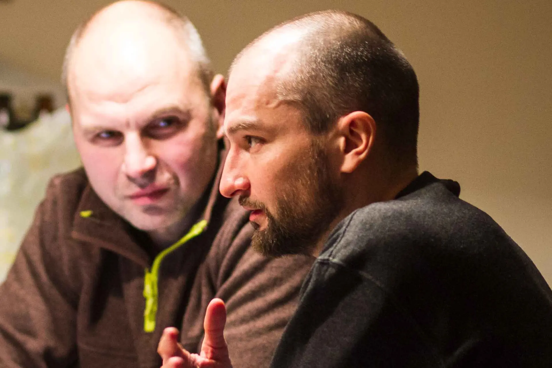 Iš kairės Ričardas Žilaitis ir Bartoš Barylski