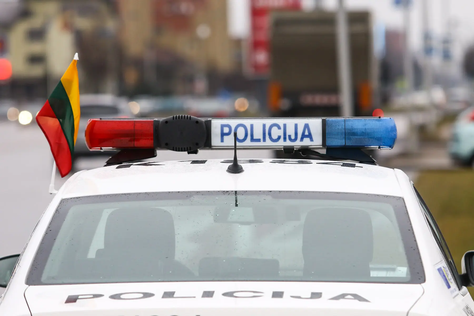 Policijos ir moksleivių reidas Kovo 11-osios dienos proga