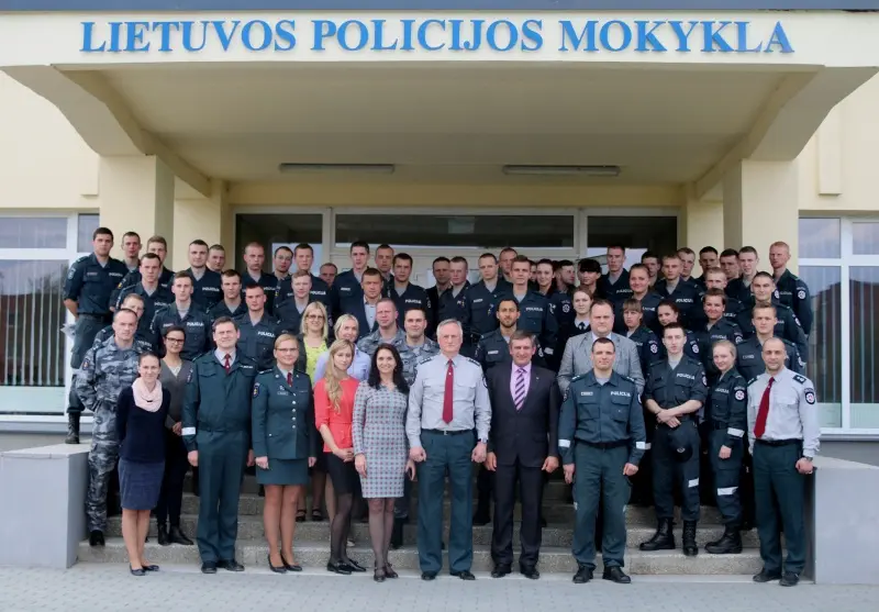 Kauno policijos mokyklos kursantai