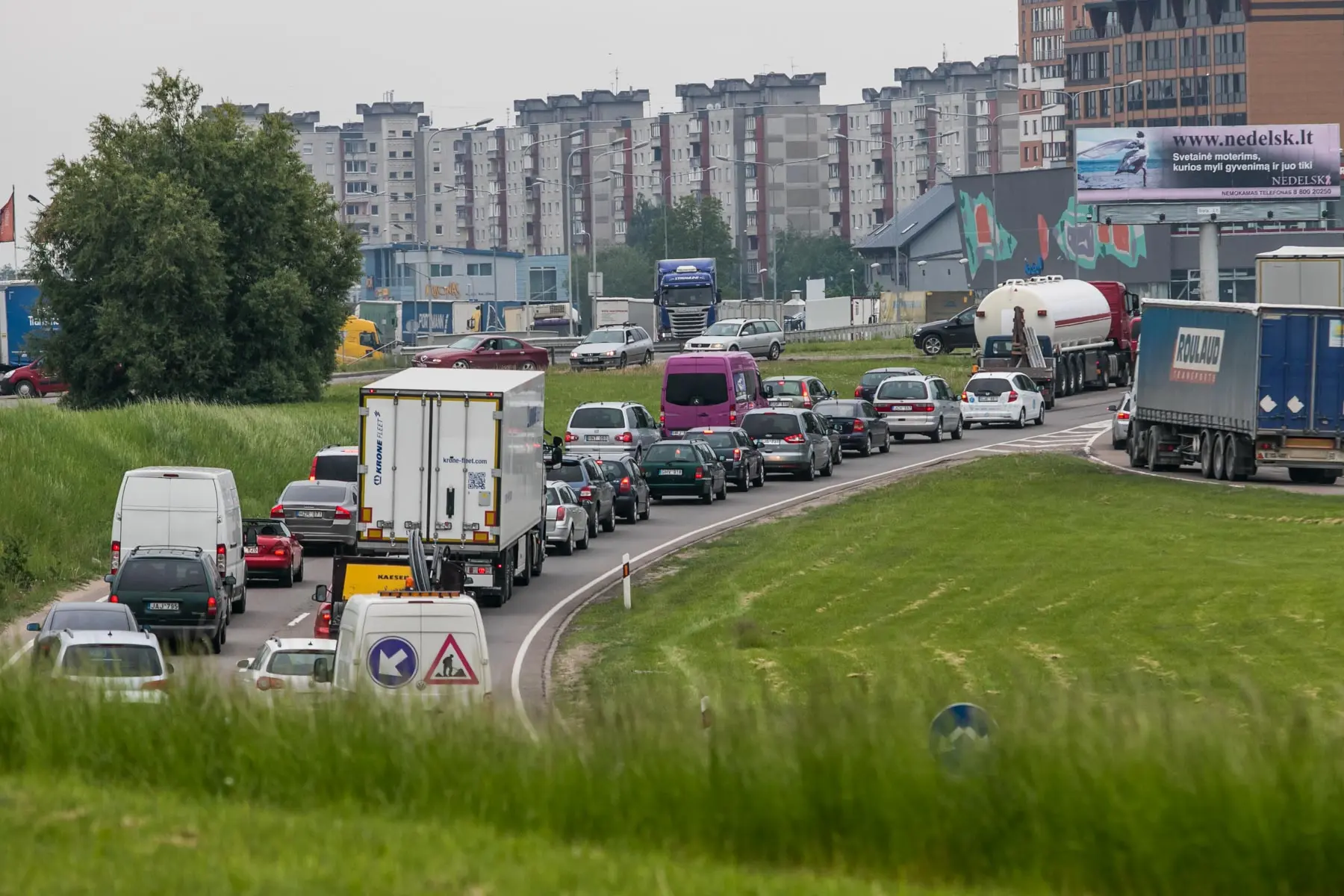 Avarija Kauno aplinkkelyje