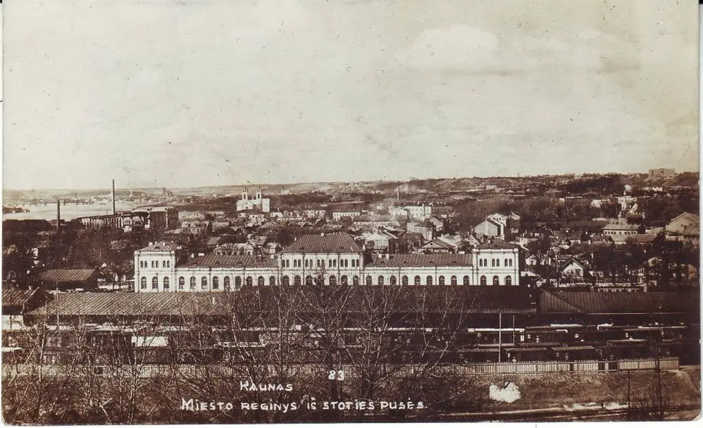 Miesto reginys iš stoties pusės, apie 1930 m.