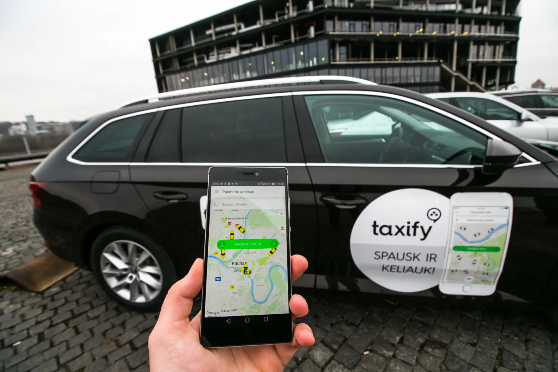 Mobilioji taksi programėlė „Taxify“