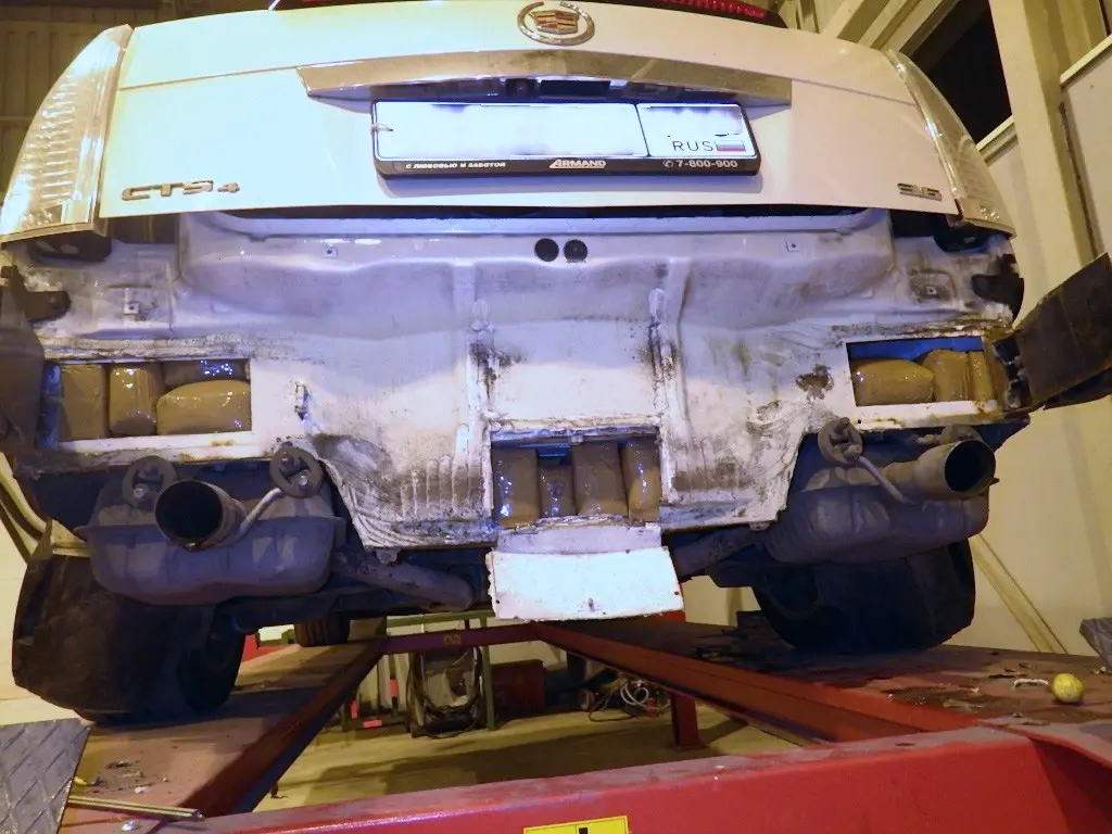 „Cadillac“ ertmėse rastas hašišas