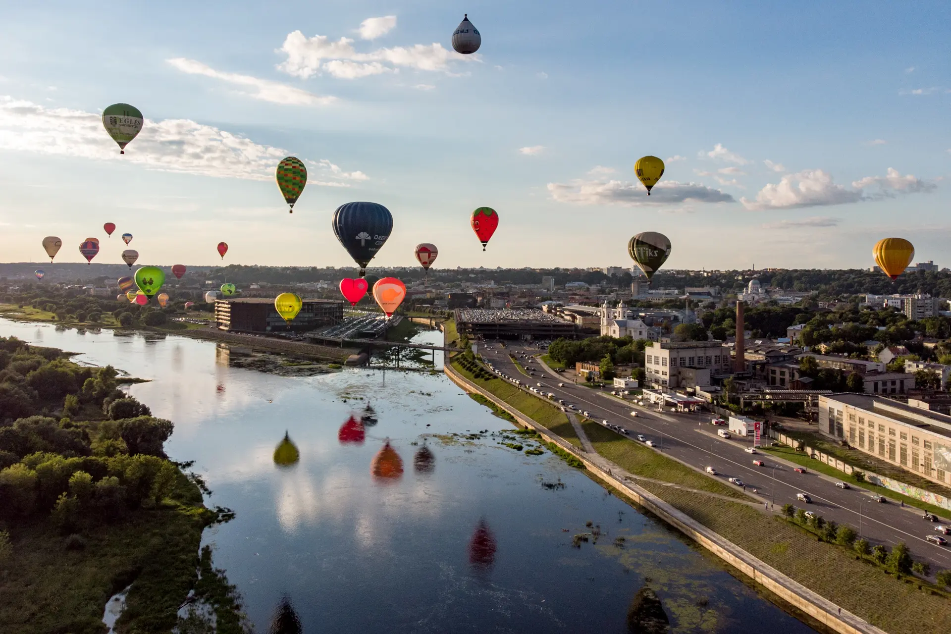 Oro balionų fiesta