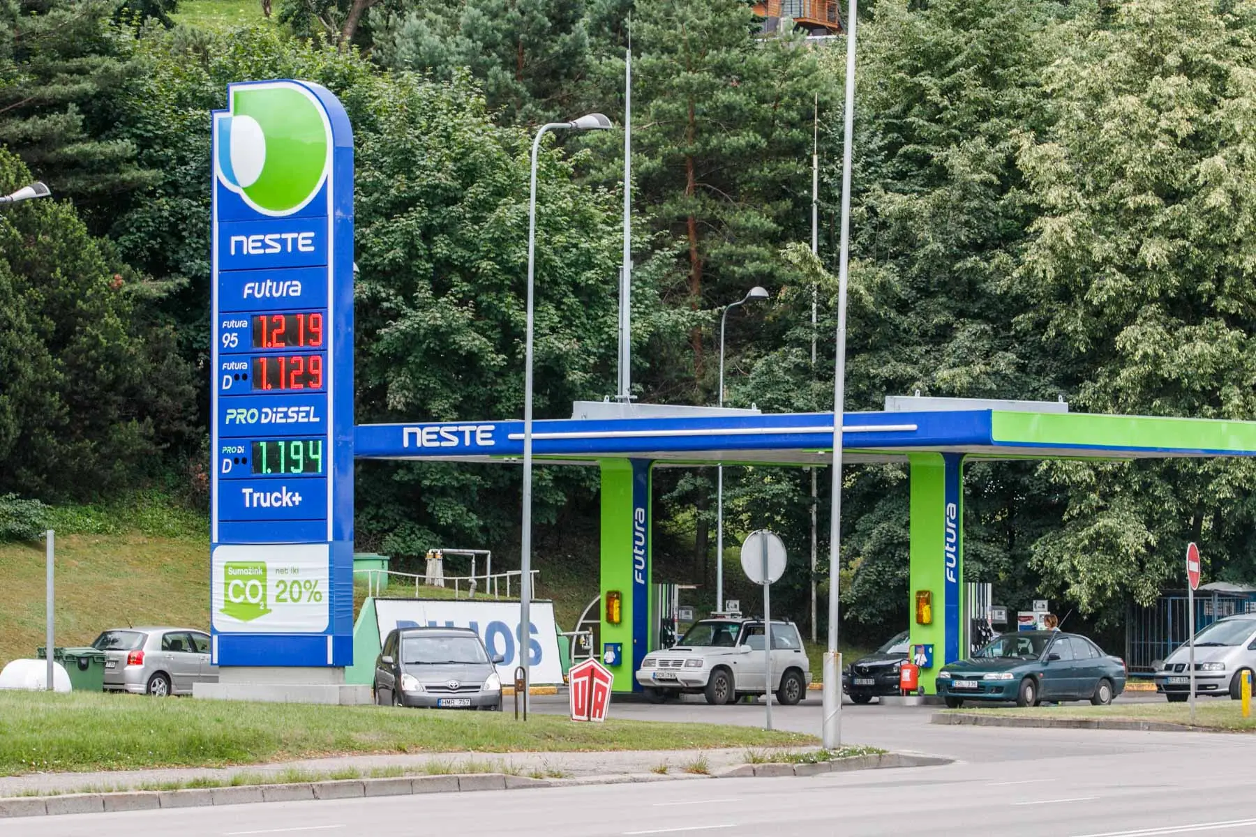 Degalų kainos Kaune