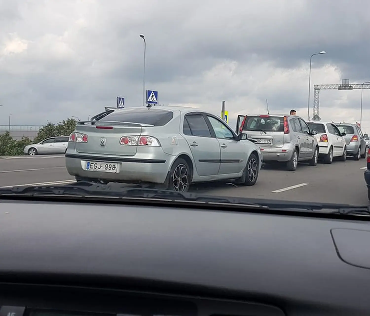 avarija ant megos viaduko