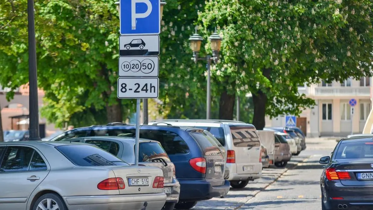 Automobilių stovėjimo tvarka Kauno centre