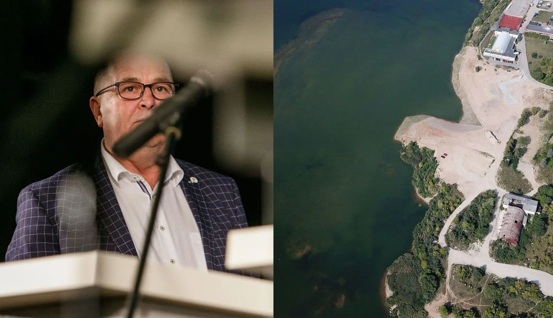 Visvaldas Matijošaitis, Lampėdžio ežeras