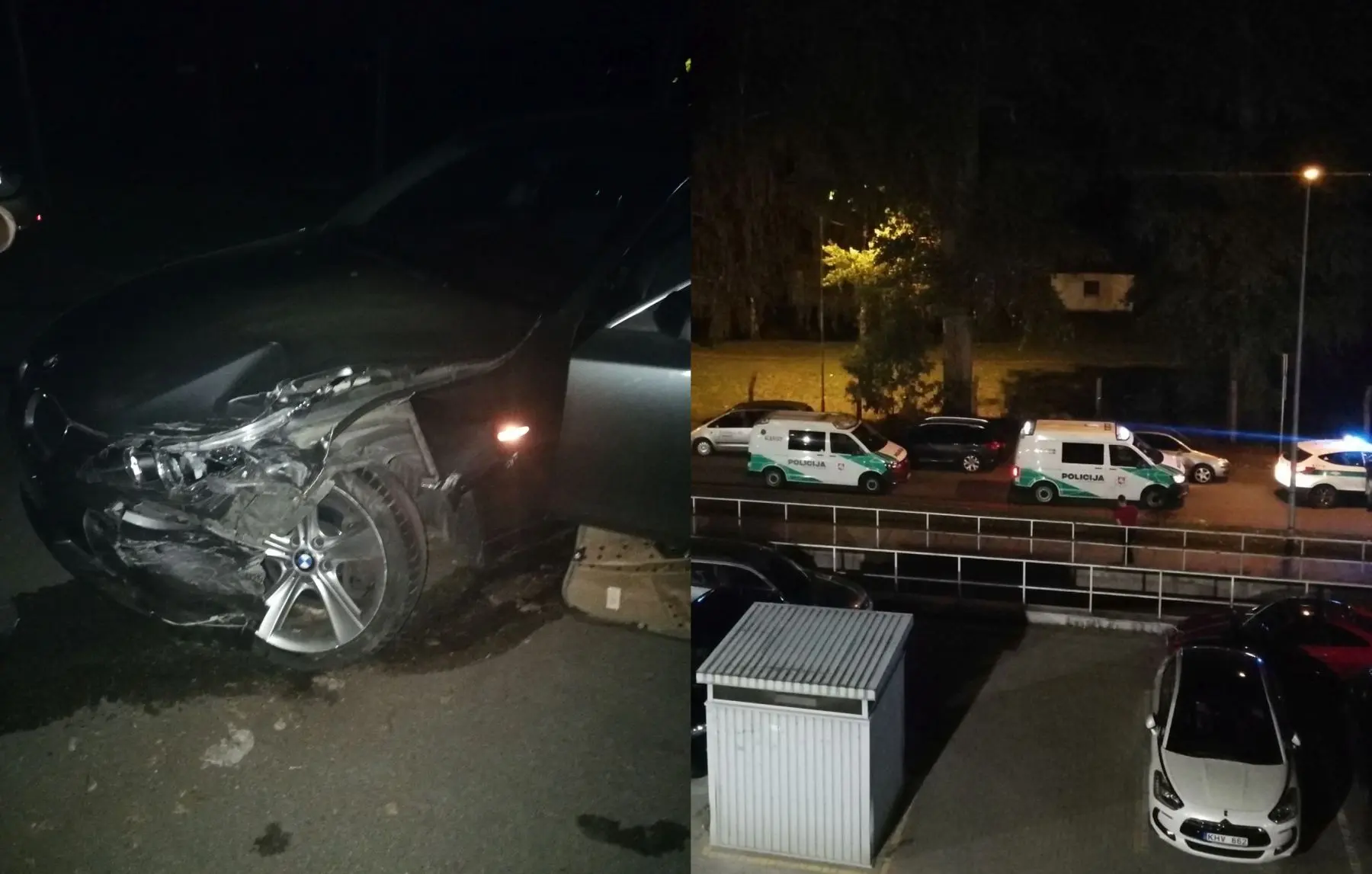 Avarija Aukštuosiuose Šančiuose, „BMW“