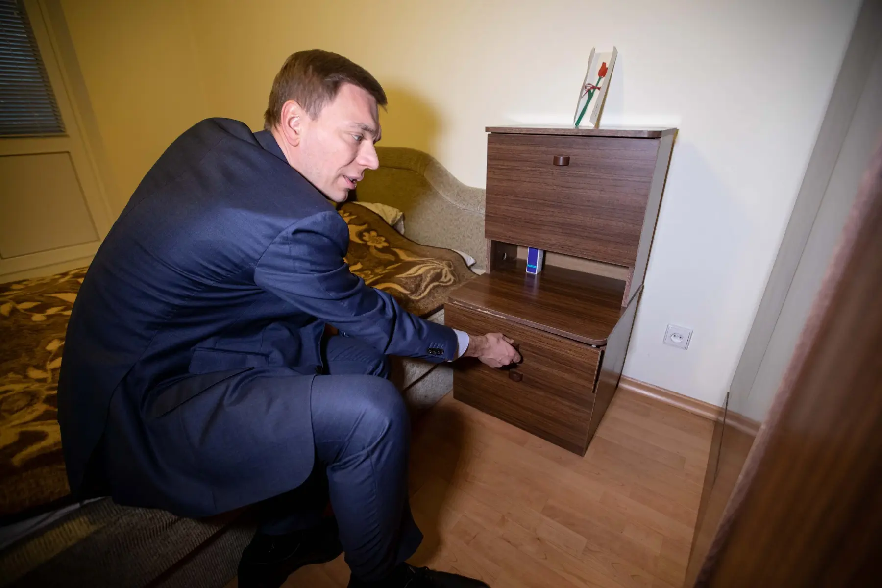 M. Puidokas Seimo viešbučio apartamentuose