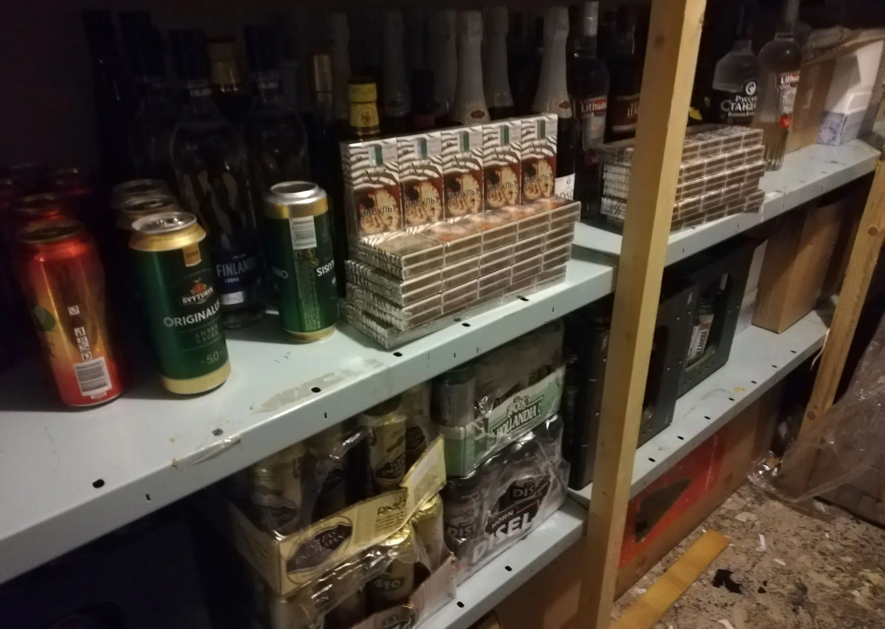 Nelegali alkoholio parduotuvė Kaune