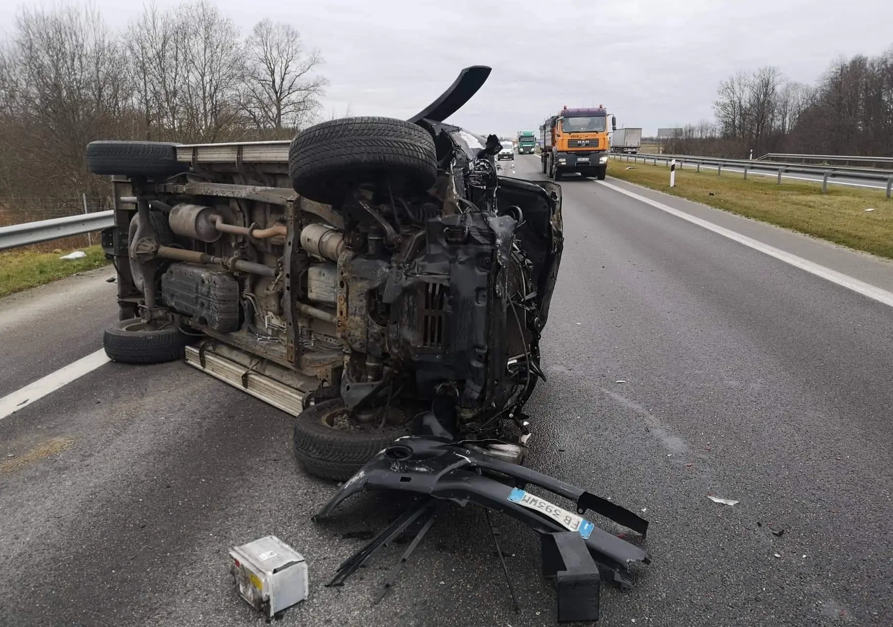 Avarija automagistralėje Klaipėda-Kaunas