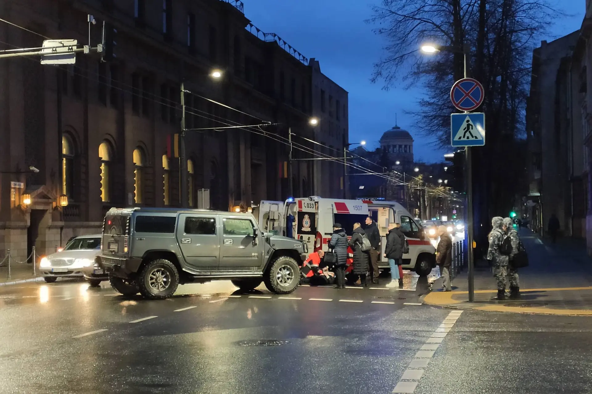 K. Donelaičio ir Maironio gatvių sankryžoje partrenkta mergaitė