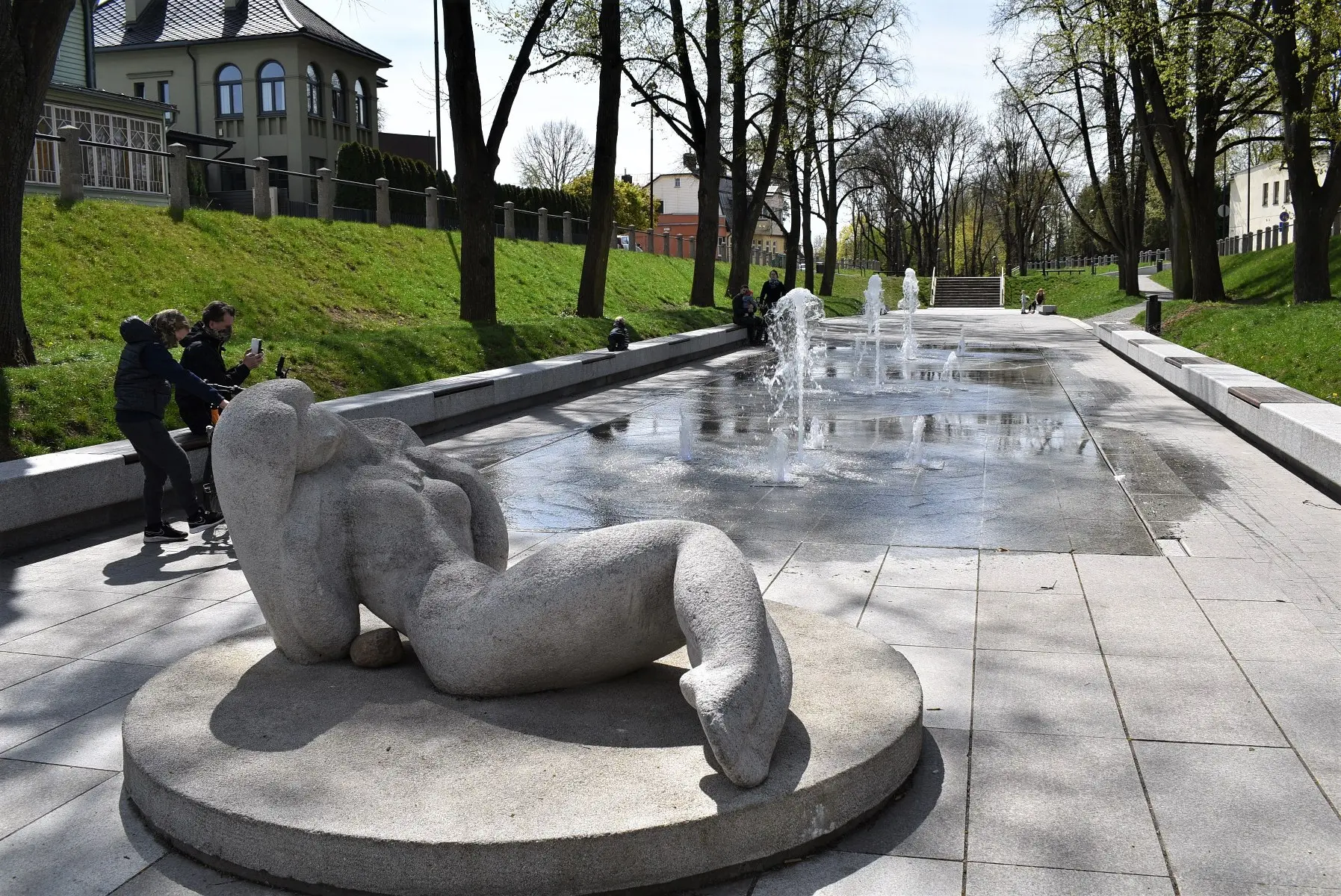 Kauko laiptų fontanas