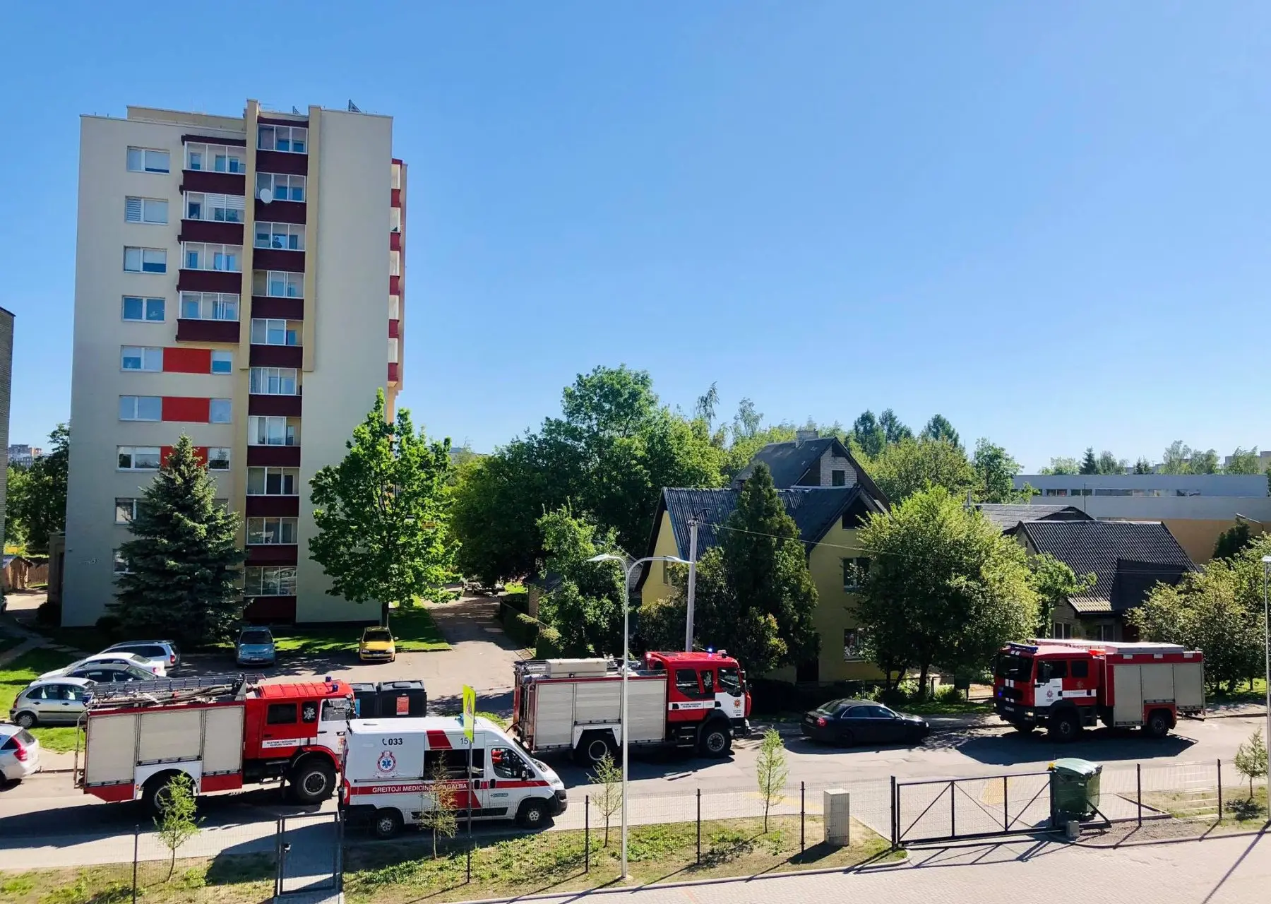 Varpo gatvėje sprogo katilas