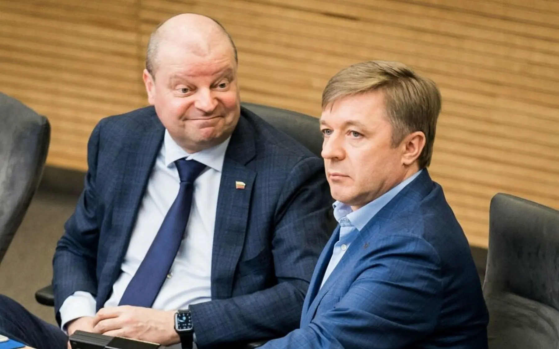 Saulius Skvernelis ir Ramūnas Karbauskis